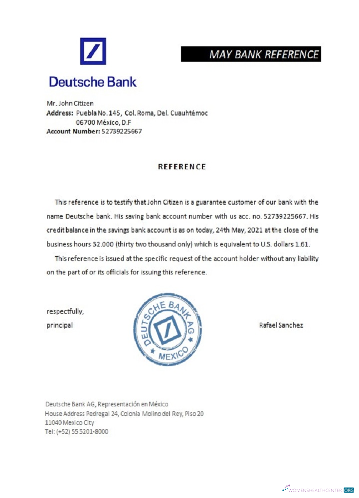 Download Mexico Deutsche bank reference Photoshop template